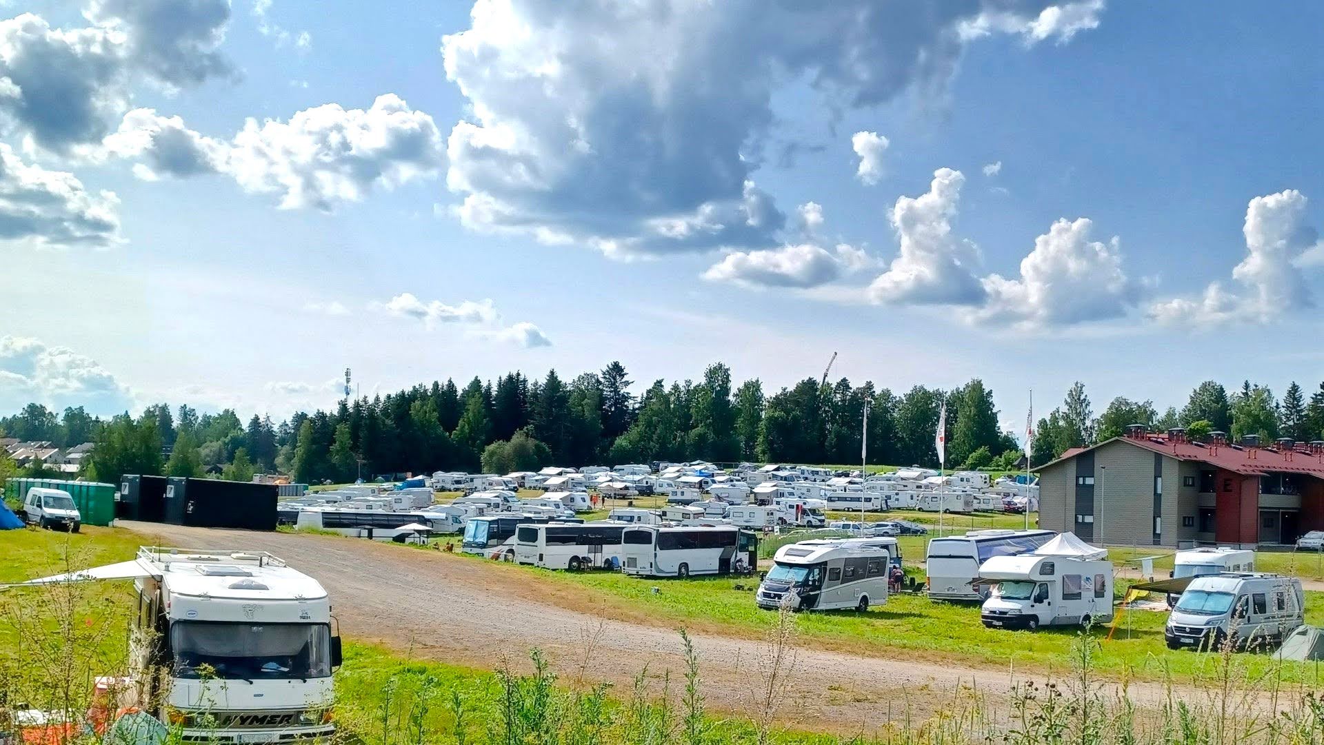 Himoksen caravanalue Iskelmä festivaaleilla